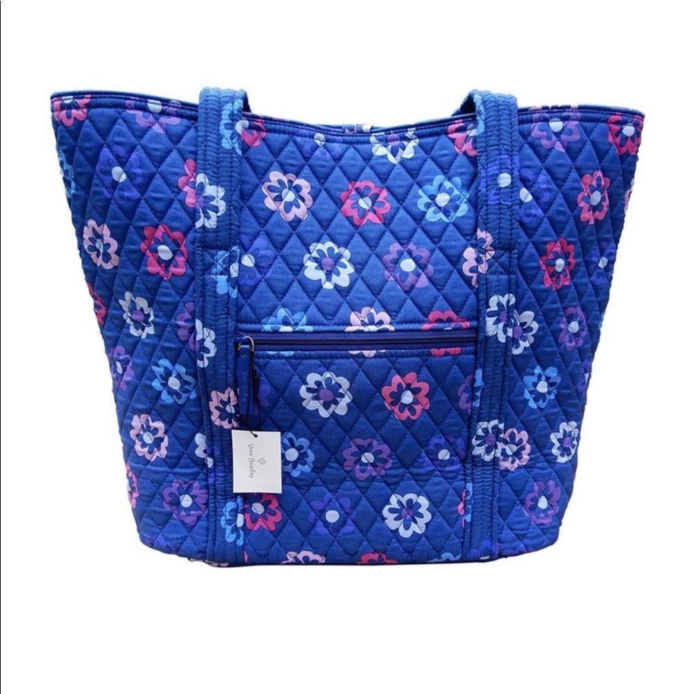 Vera Bradley Quilted Vera Ellie Flowers Tote